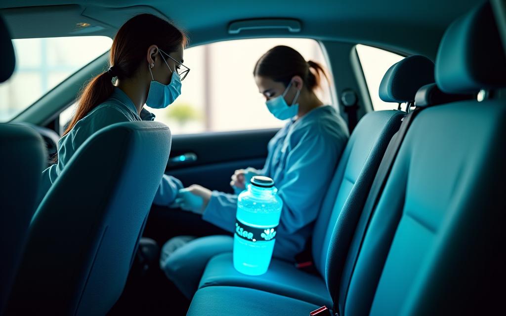 Professional ride hailing car sanitization services